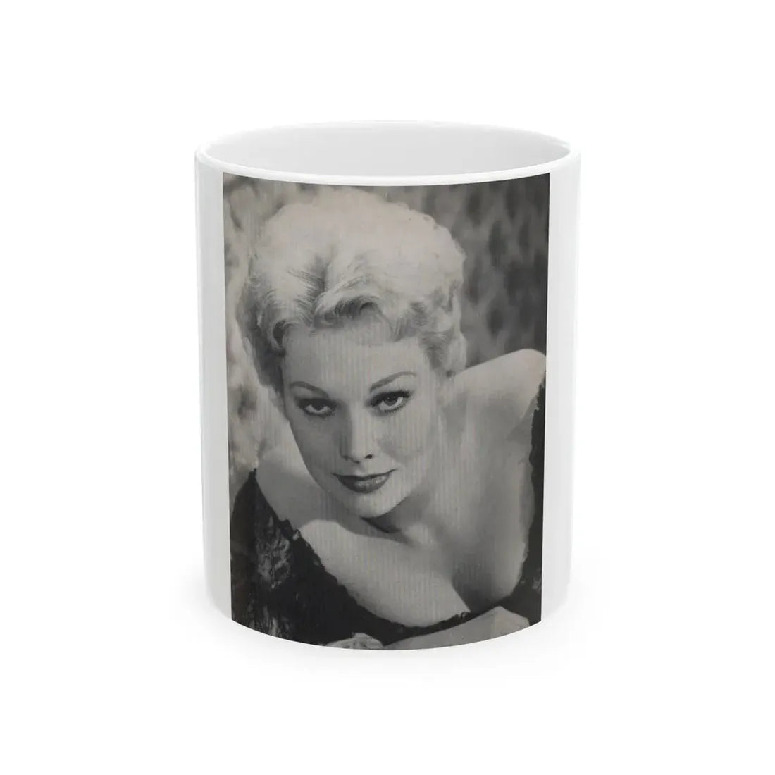 Kim Novak #186 - Scanned Mag. 66 Photos (Vintage Female Icon) White Coffee Mug 11oz - Go Mug Yourself
