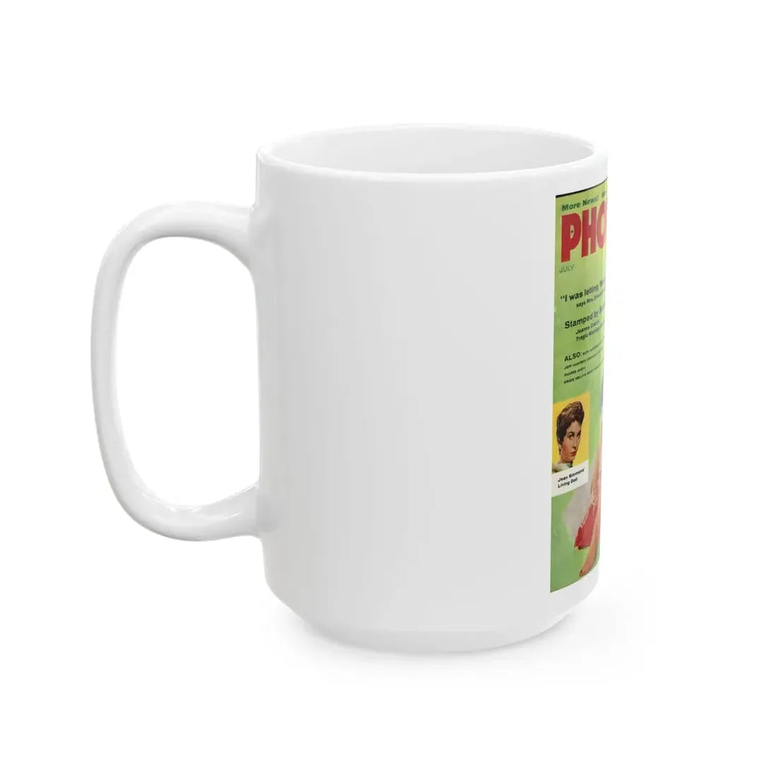 Kim Novak #188 - Mag. Cover (Vintage Female Icon) White Coffee Mug - Go Mug Yourself