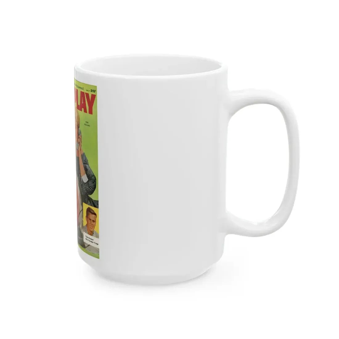 Kim Novak #188 - Mag. Cover (Vintage Female Icon) White Coffee Mug - Go Mug Yourself