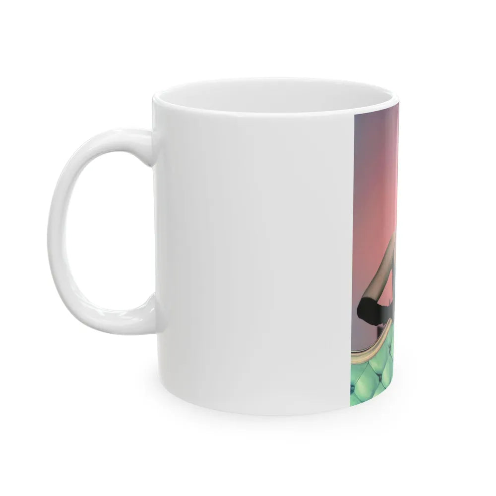 Kim Novak #247 (Vintage Female Icon) White Coffee Mug-Go Mug Yourself