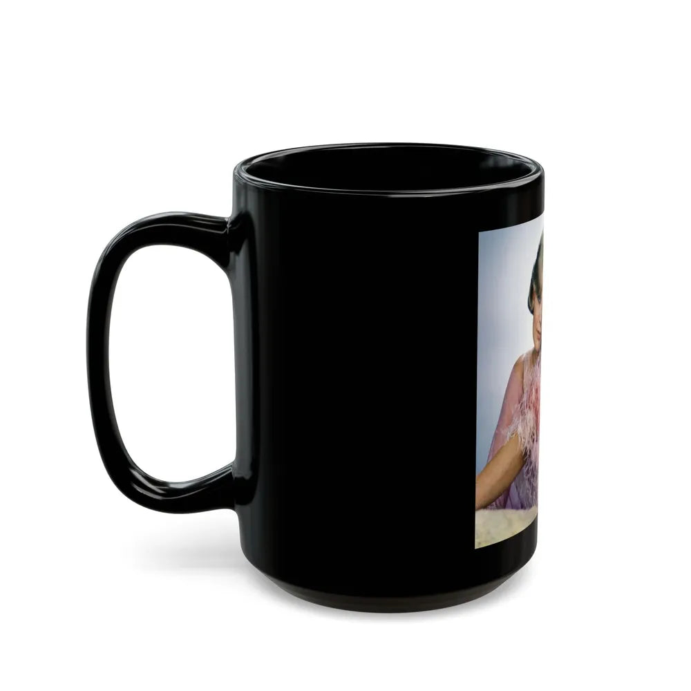 Kim Novak #248 (Vintage Female Icon) Black Coffee Mug-Go Mug Yourself