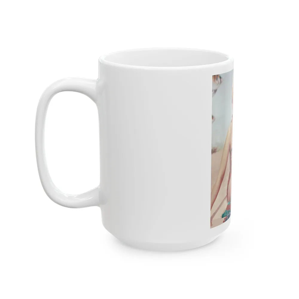 Kim Novak #358 (Vintage Female Icon) White Coffee Mug-Go Mug Yourself