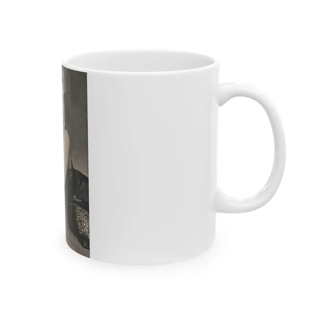 Kim Novak #383 - Fabulous Females Mag. Issue #1 '55 - 1 B&W Photo (Vintage Female Icon) White Coffee Mug - Go Mug Yourself
