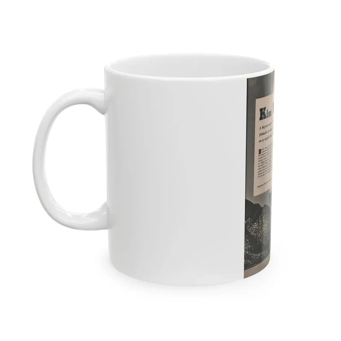 Kim Novak #384 - Fabulous Females Mag. Issue #1 '55 - 1 B&W Photo (Vintage Female Icon) White Coffee Mug - Go Mug Yourself