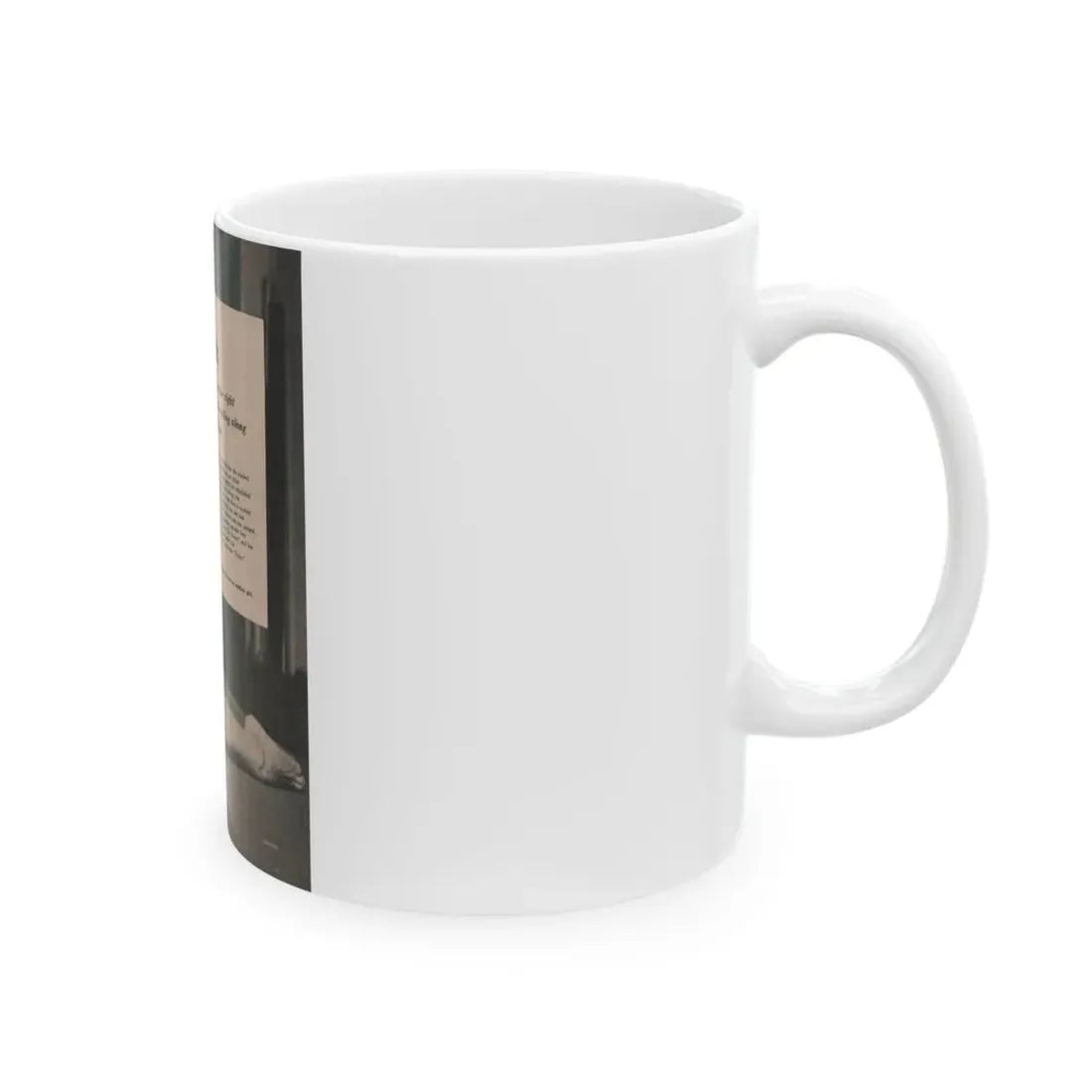 Kim Novak #384 - Fabulous Females Mag. Issue #1 '55 - 1 B&W Photo (Vintage Female Icon) White Coffee Mug - Go Mug Yourself