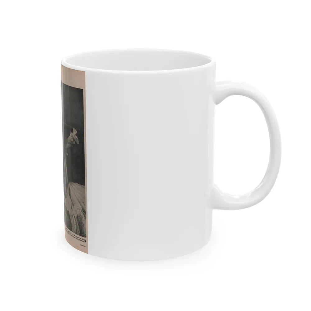 Kim Novak #385 - Fabulous Females Mag. Issue #1 '55 - 1 B&W Photo (Vintage Female Icon) White Coffee Mug-Go Mug Yourself