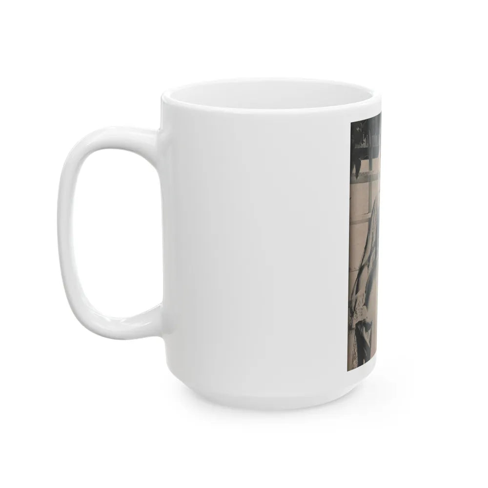 Kim Novak #386 - Fabulous Females Mag. Issue #1 '55 - 1 B&W Photo (Vintage Female Icon) White Coffee Mug-Go Mug Yourself