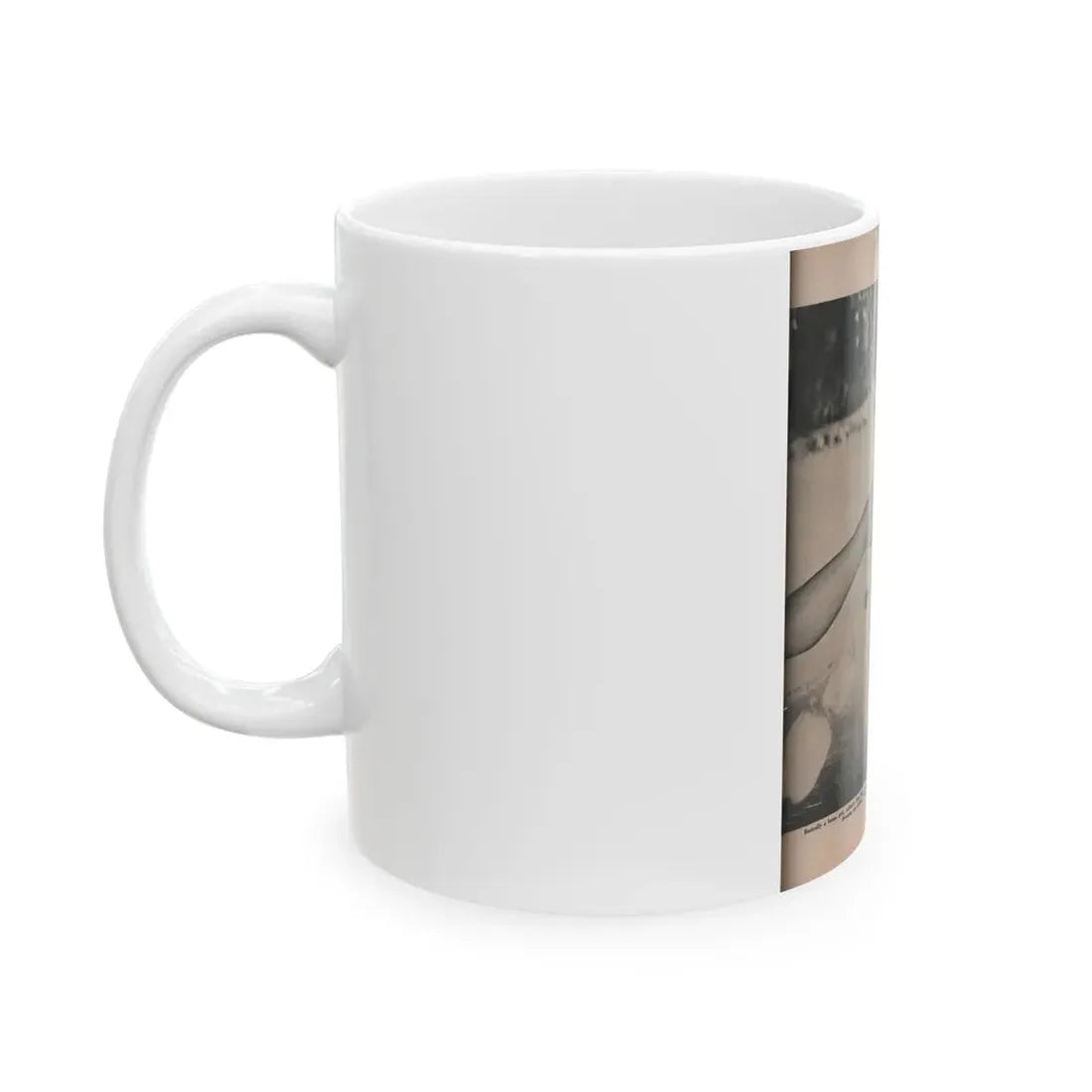 Kim Novak #388 - Fabulous Females Mag. Issue #1 '55 - 1 B&W Photo (Vintage Female Icon) White Coffee Mug - Go Mug Yourself