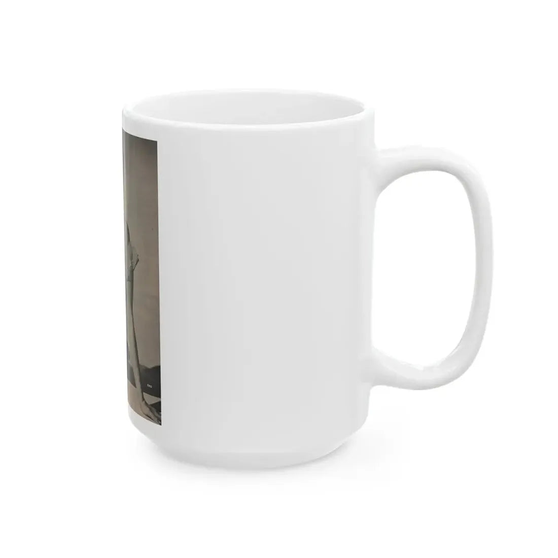 Kim Novak #390 - Fabulous Females Mag. Issue #1 '55 - 1 B&W Photo 1 (Vintage Female Icon) White Coffee Mug - Go Mug Yourself