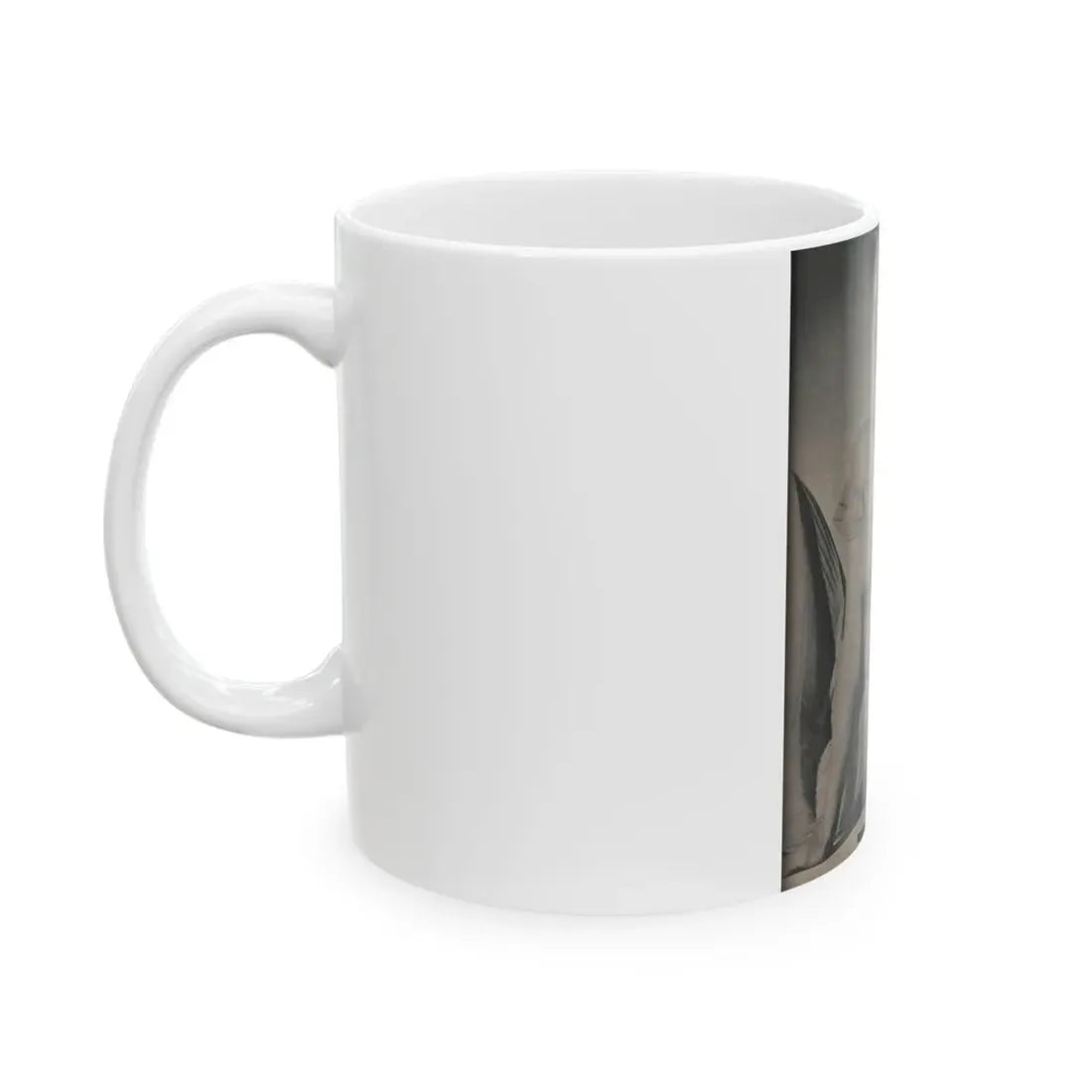 Kim Novak #390 - Fabulous Females Mag. Issue #1 '55 - 1 B&W Photo 1 (Vintage Female Icon) White Coffee Mug - Go Mug Yourself