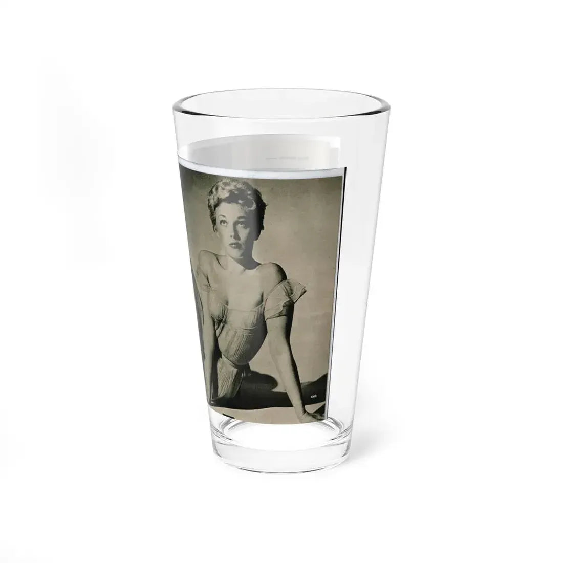 Kim Novak #390 - Fabulous Females Mag. Issue #1 '55 - 1 B&W Photo (Vintage Female Icon) Pint Glass 16oz - Go Mug Yourself