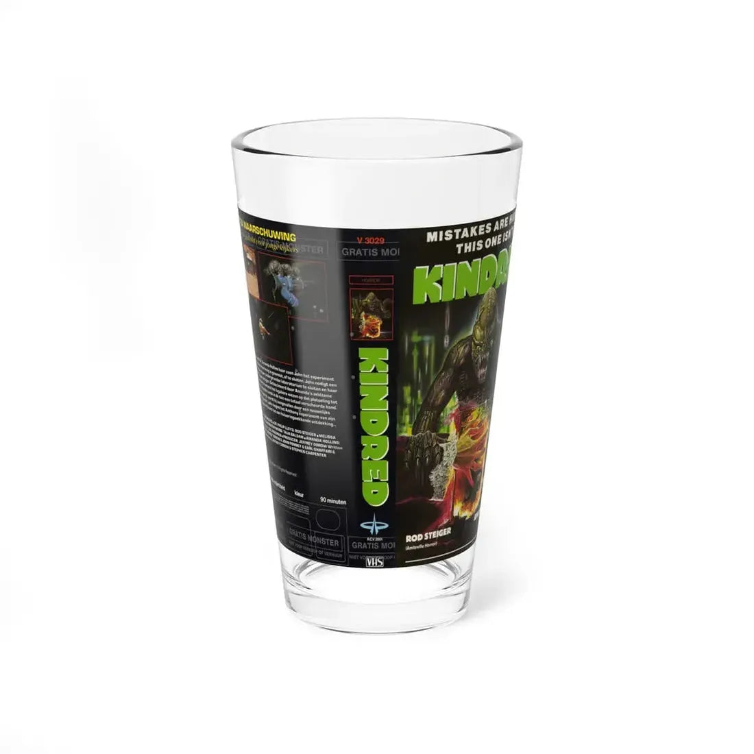 KINDRED (VHS COVER) Pint Glass 16oz 16oz - Go Mug Yourself