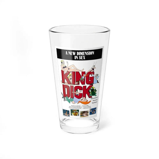 KING DICK 1973 Movie Poster - Pint Glass 16oz 16oz - Go Mug Yourself
