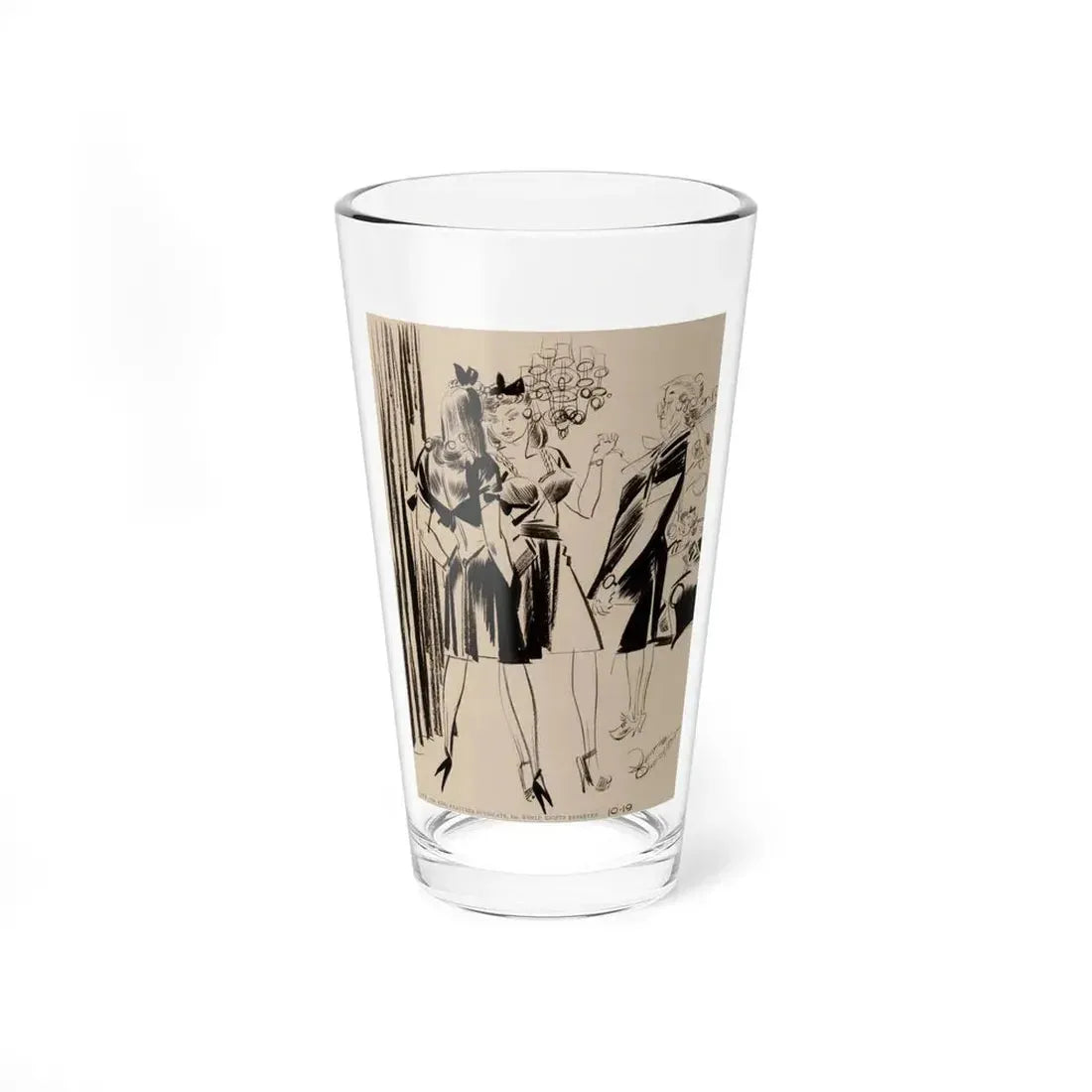 King Features Syndicate illustration (11) - Pint Glass 16oz 16oz - Go Mug Yourself