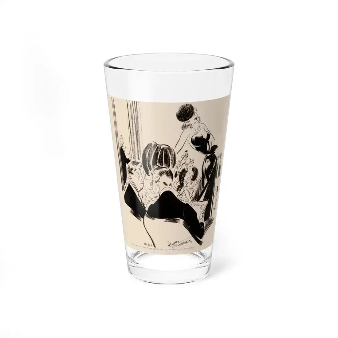 King Features Syndicate illustration (14) - Pint Glass 16oz 16oz - Go Mug Yourself