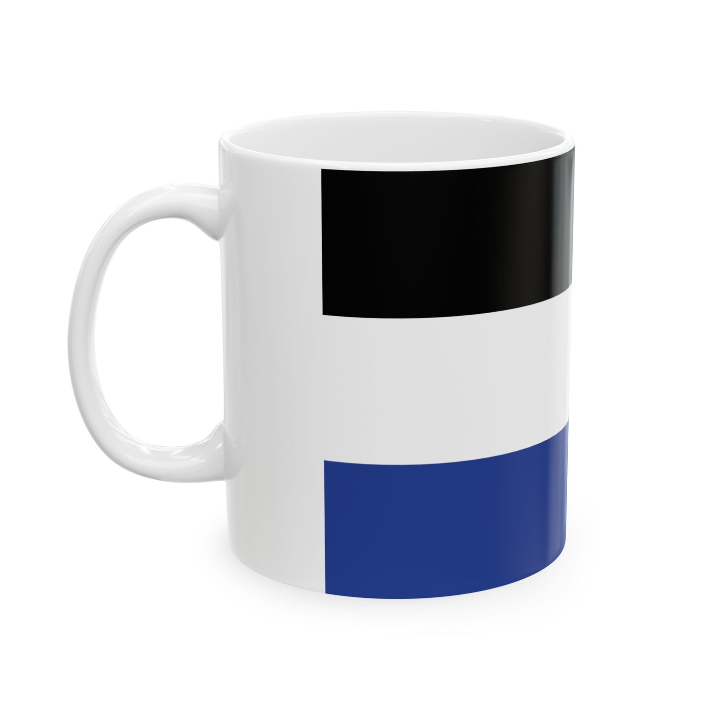 King Ferdinands Bulgarian Flag Proposal (Bulgaria) White Coffee Mug-Go Mug Yourself