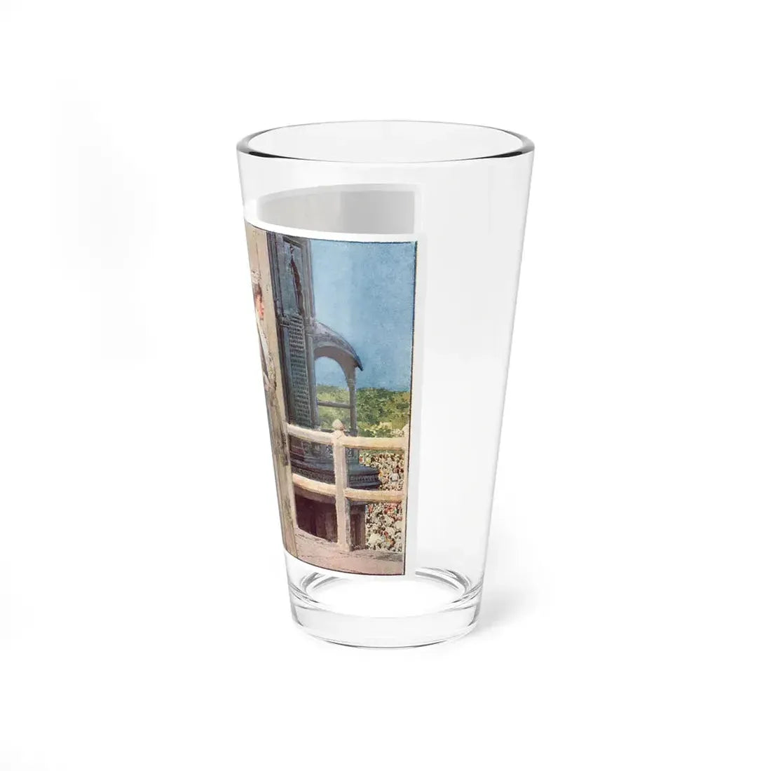 King George V and Queen Mary at the Delhi Durbar, The Tatler magazine, 1937 - Pint Glass 16oz - Go Mug Yourself