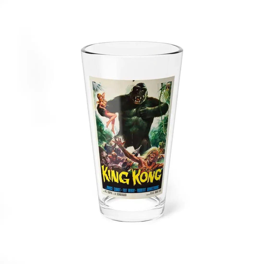 KING KONG (3) 1933 Movie Poster - Pint Glass 16oz 16oz - Go Mug Yourself