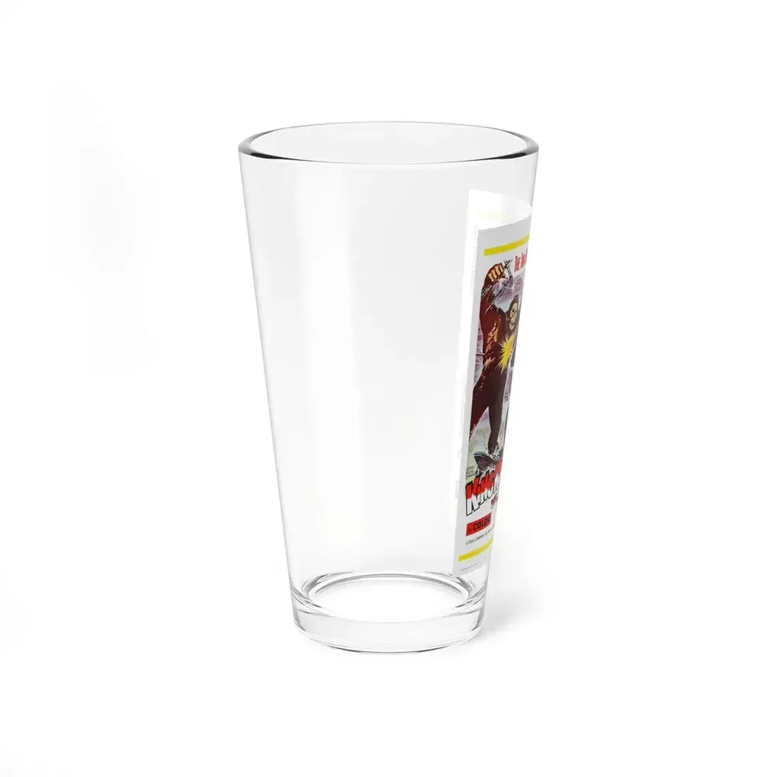 KING KONG VS GODZILLA 1962 Movie Poster - Pint Glass 16oz - Go Mug Yourself