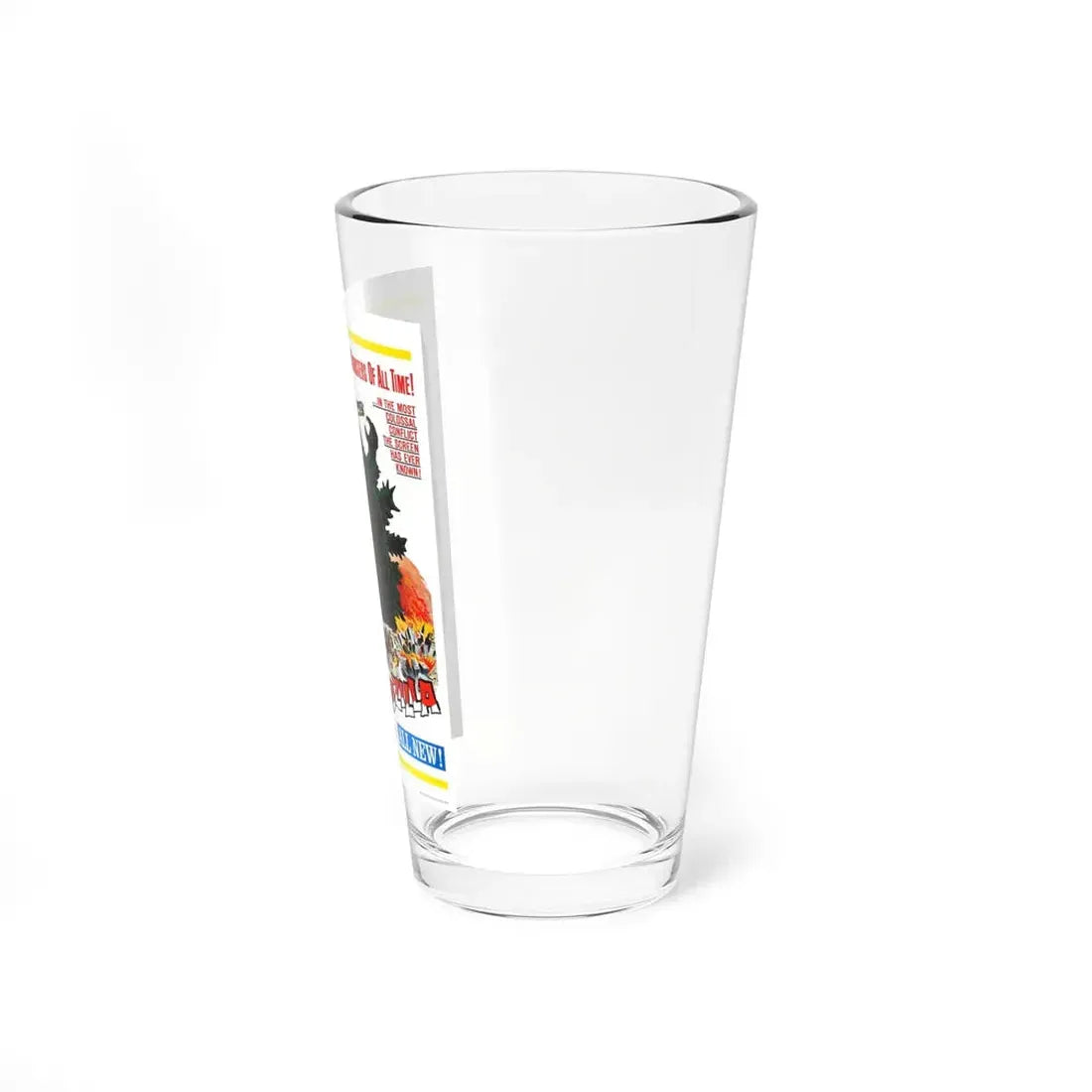 KING KONG VS GODZILLA 1962 Movie Poster - Pint Glass 16oz - Go Mug Yourself