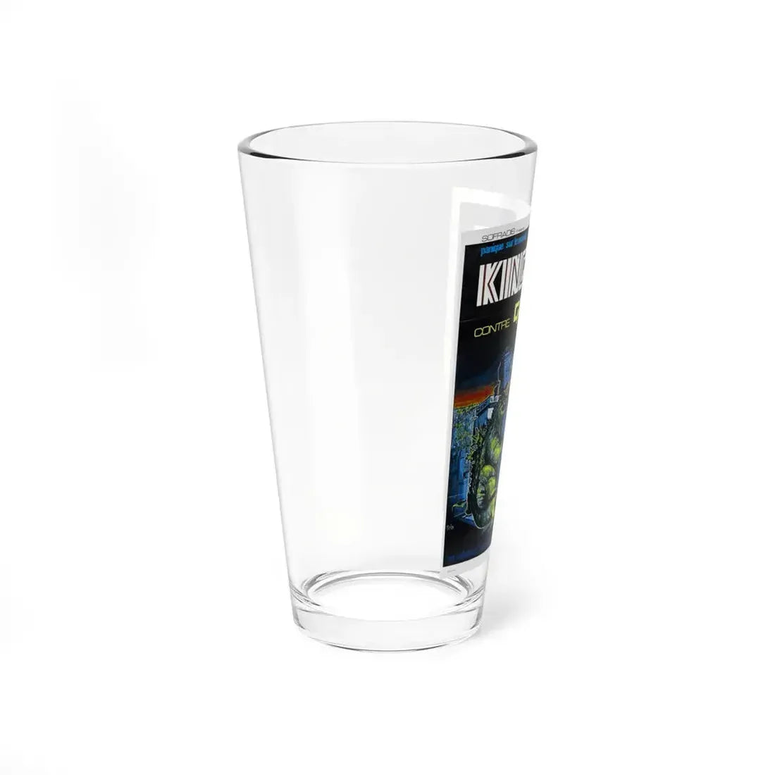 KING KONG VS GODZILLA (FRENCH) 1962 Movie Poster - Pint Glass 16oz - Go Mug Yourself