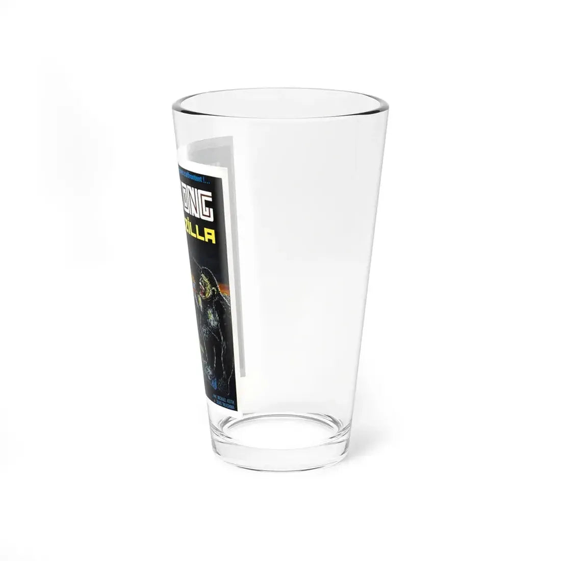 KING KONG VS GODZILLA (FRENCH) 1962 Movie Poster - Pint Glass 16oz - Go Mug Yourself