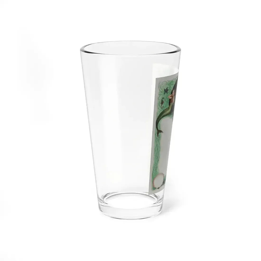 King Neptune and Mermaids, probable advertisement, 1947 - Pint Glass 16oz - Go Mug Yourself
