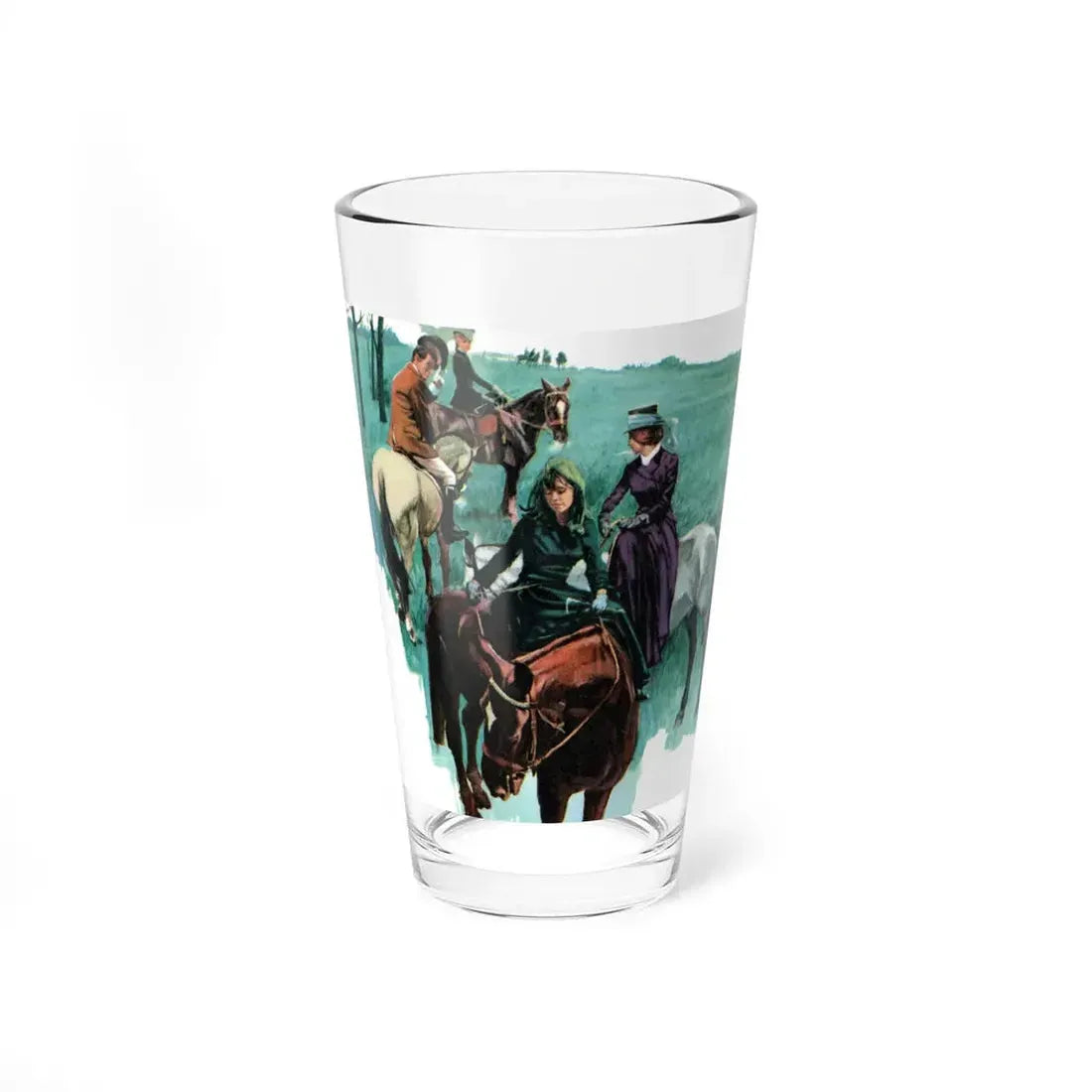 King Of The Castle by Victoria Holt, Woman magazine, 1967 - Pint Glass 16oz 16oz - Go Mug Yourself