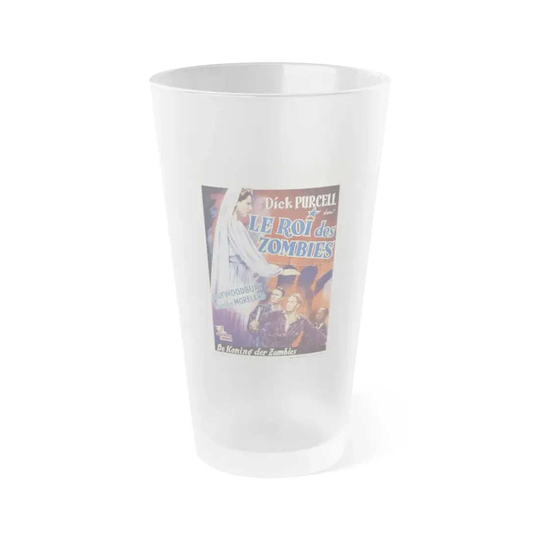 KING OF THE ZOMBIES (BELGIAN) 1941 Movie Poster - Frosted Pint Glass 16oz 16oz Frosted - Go Mug Yourself