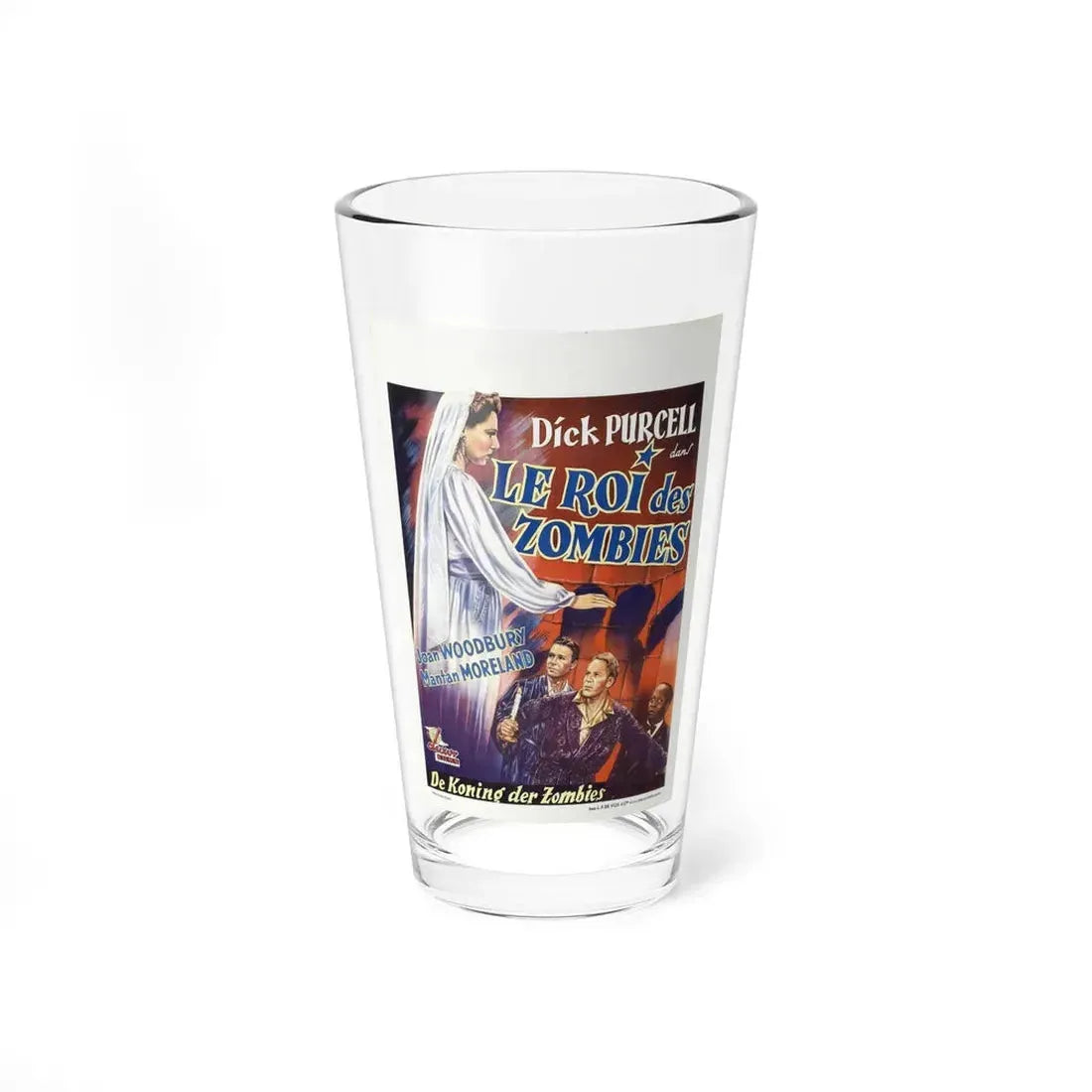 KING OF THE ZOMBIES (BELGIAN) 1941 Movie Poster - Pint Glass 16oz 16oz - Go Mug Yourself