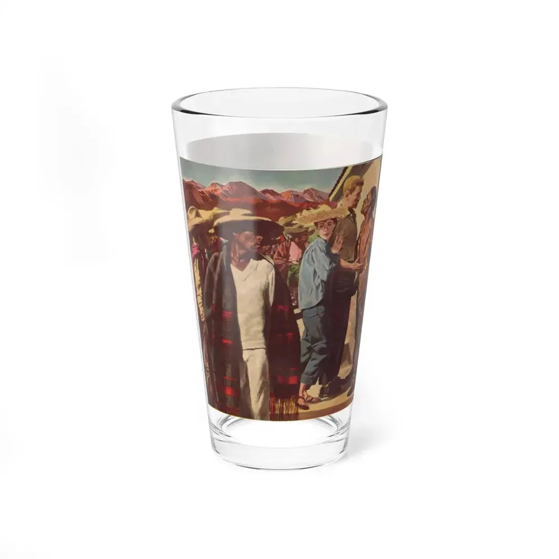 King-Size Brawl, Redbook, January 1957 - Pint Glass 16oz - Go Mug Yourself