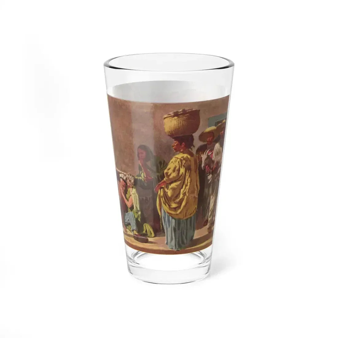 King-Size Brawl, Redbook, January 1957 - Pint Glass 16oz - Go Mug Yourself