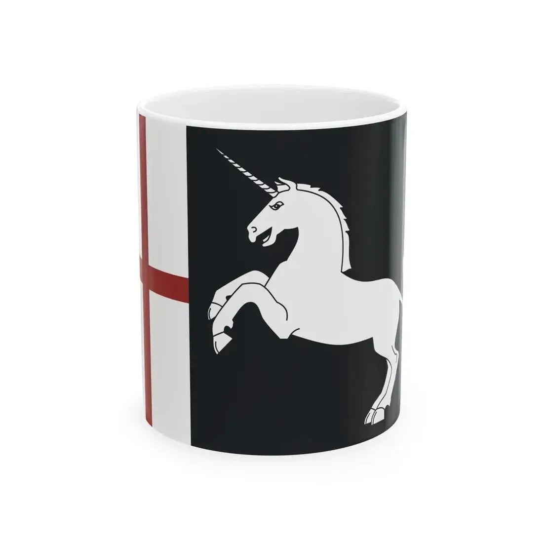 KingDavidtheBuilderFlag (Georgia) White Coffee Mug 11oz - Go Mug Yourself
