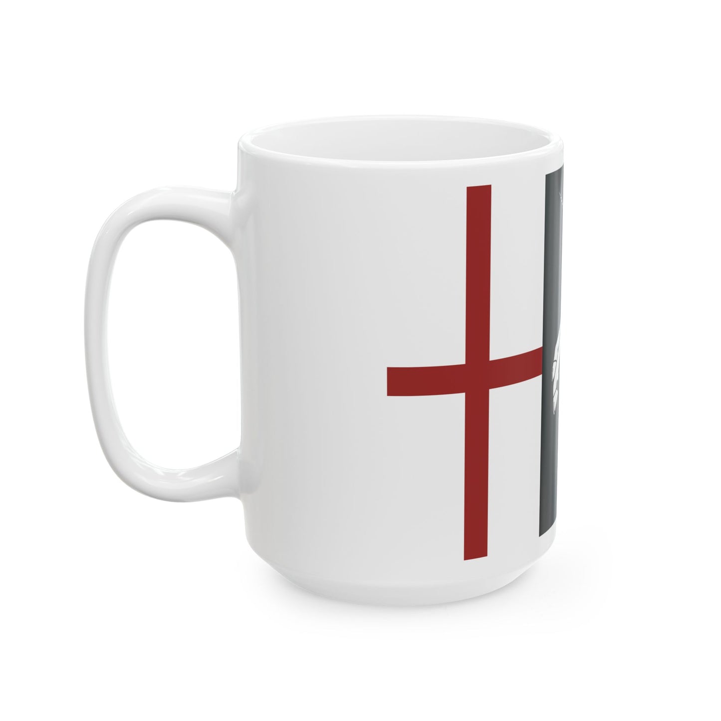KingDavidtheBuilderFlag (Georgia) White Coffee Mug-Go Mug Yourself