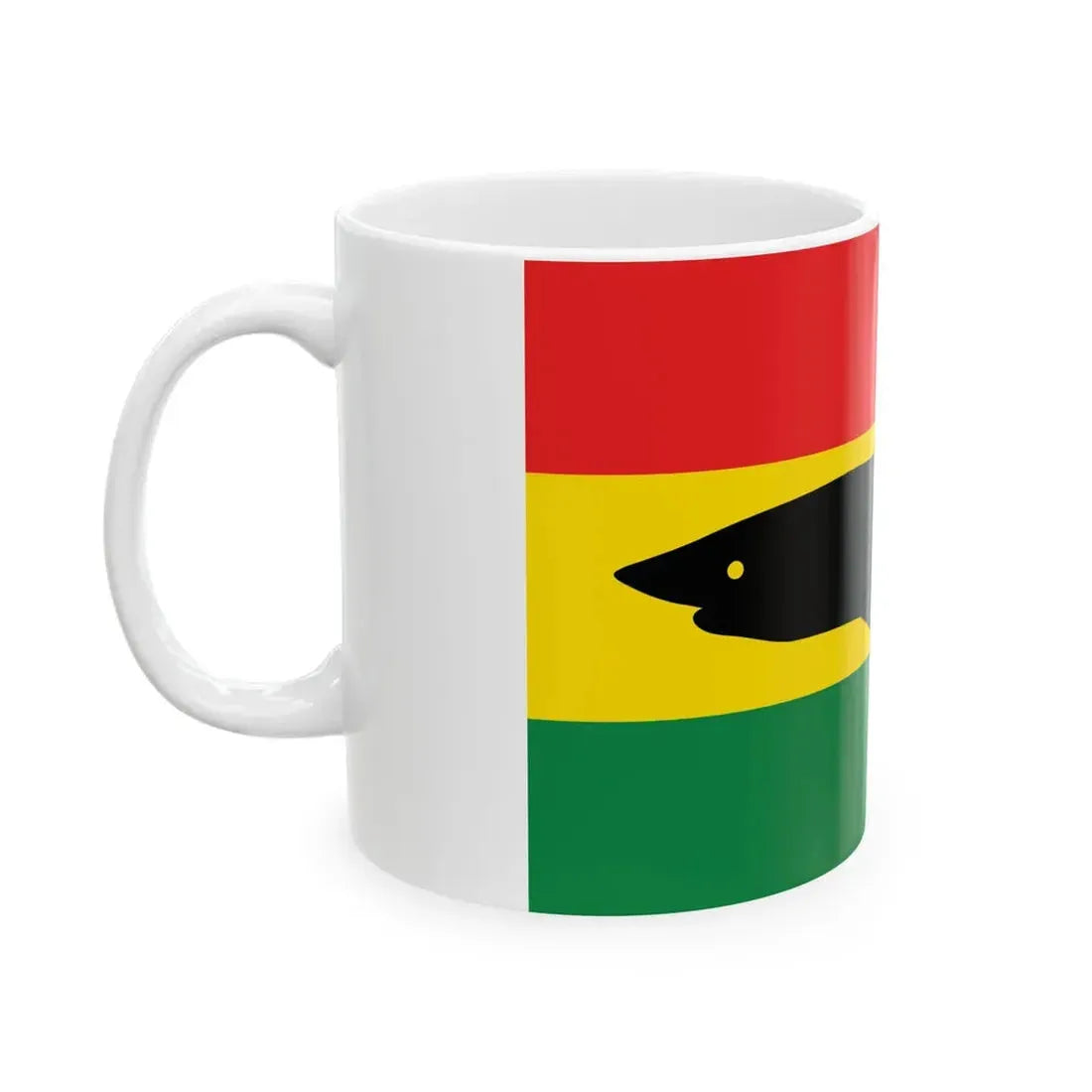 Kingdom of Abemama Flag (Kiribati) White Coffee Mug - Go Mug Yourself