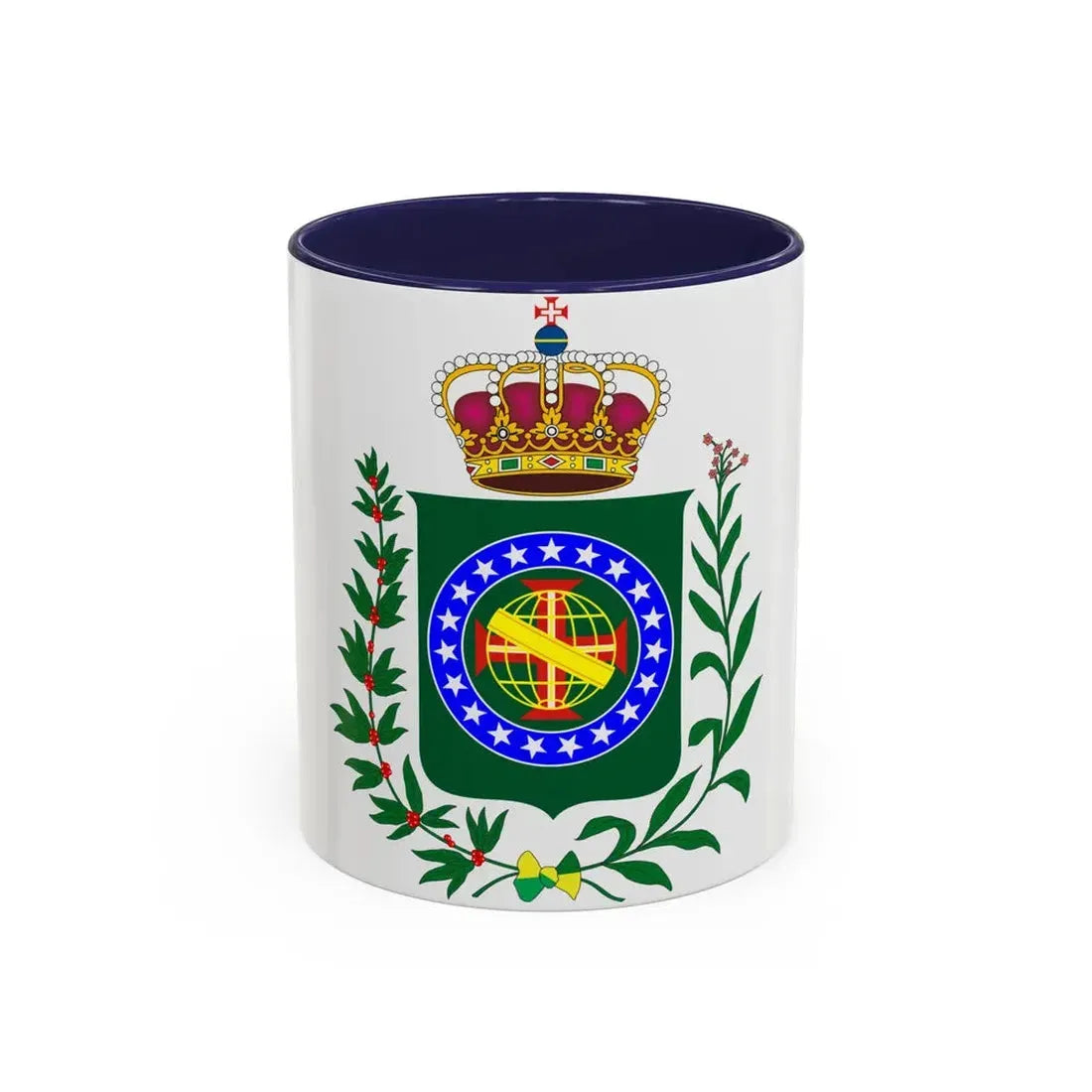 Kingdom of Brazil (18 september - 1 december 1822) - Accent Coffee Mug 11oz Navy - Go Mug Yourself