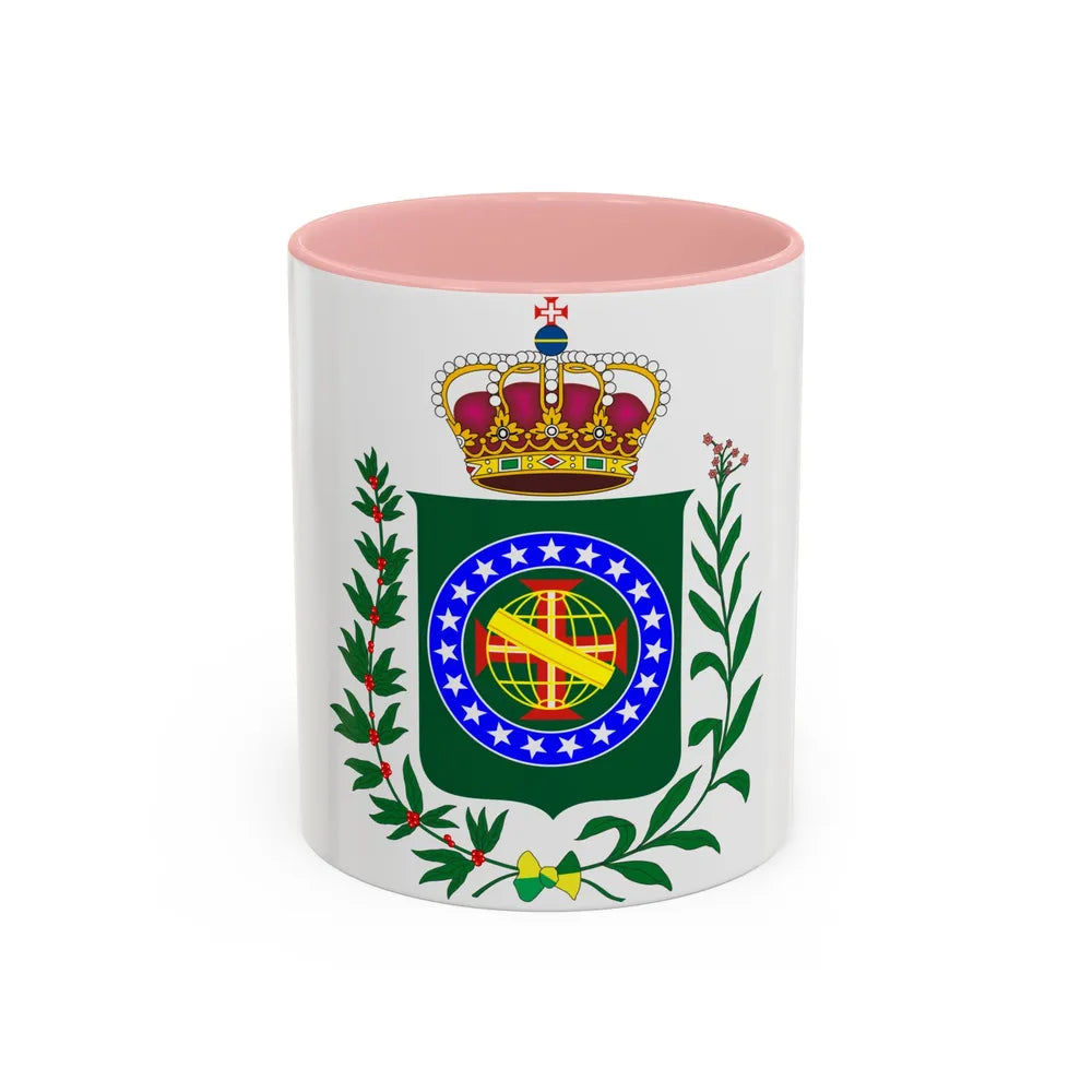 Kingdom of Brazil (18 september - 1 december 1822) - Accent Coffee Mug 11oz Pink - Go Mug Yourself