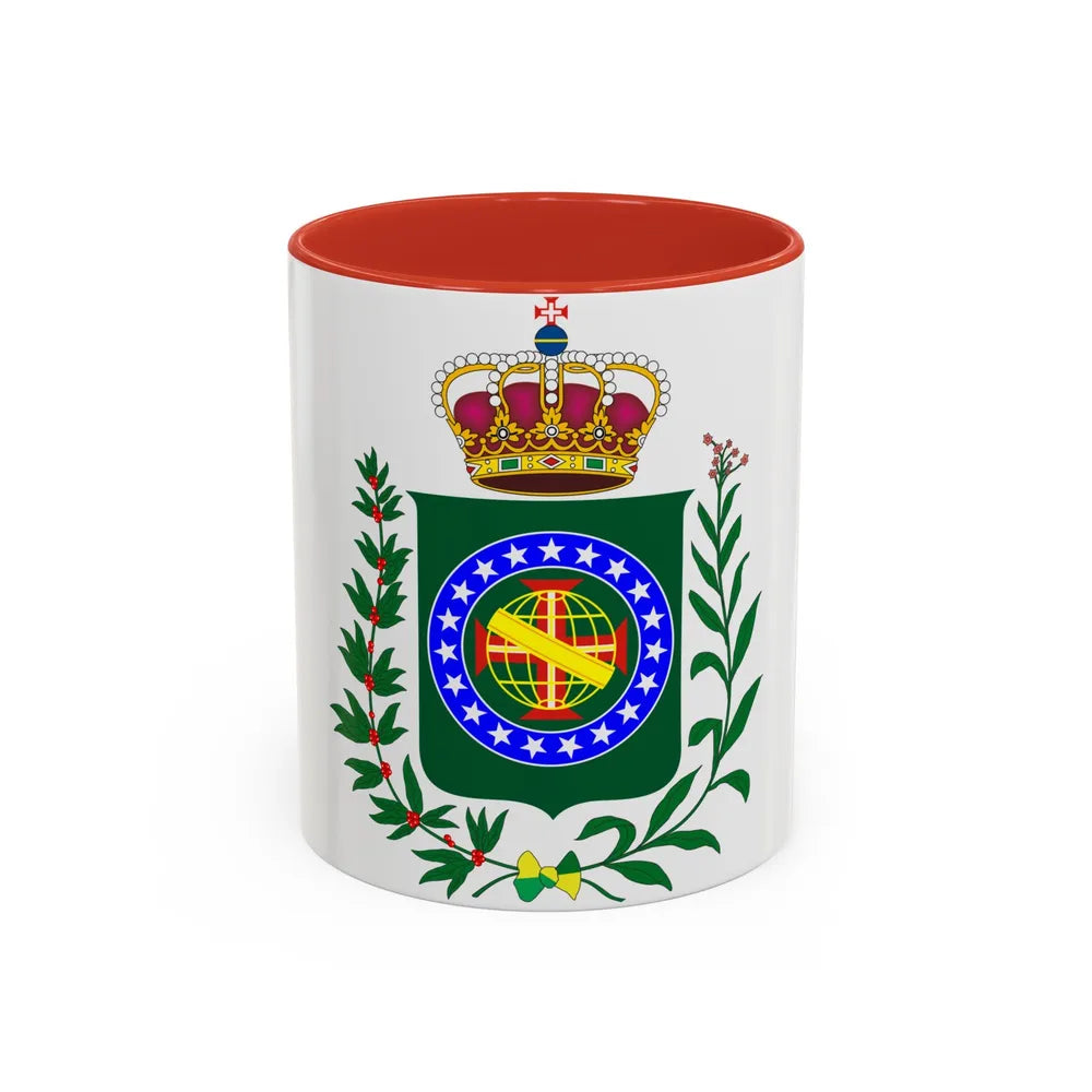 Kingdom of Brazil (18 september - 1 december 1822) - Accent Coffee Mug 11oz Red - Go Mug Yourself