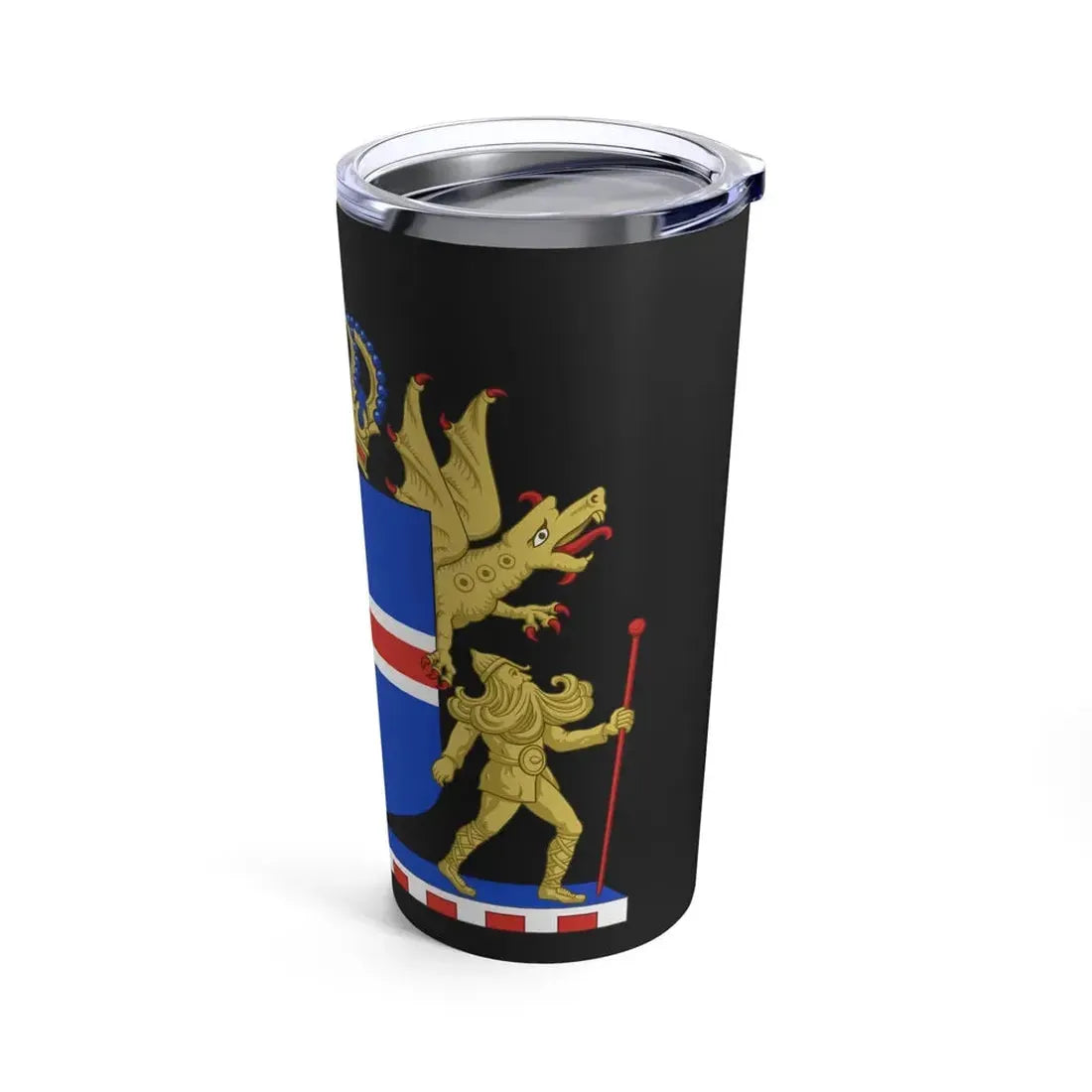 Kingdom of Iceland Coat of Arms - Tumbler 20oz - Go Mug Yourself