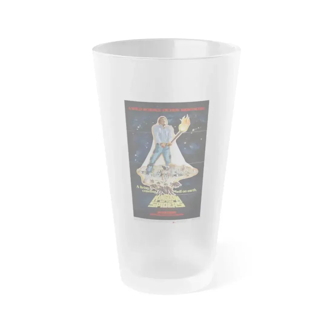 KINGDOM OF THE SPIDERS (2) 1977 Movie Poster - Frosted Pint Glass 16oz 16oz Frosted - Go Mug Yourself