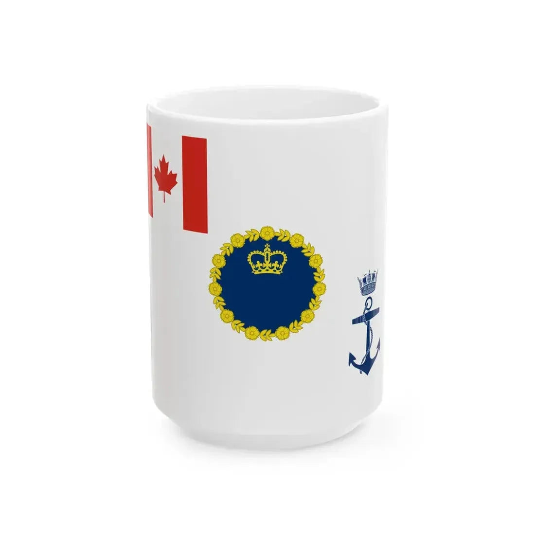 Kings Colour for the Royal Canadian Navy (Canada) White Coffee Mug 15oz - Go Mug Yourself