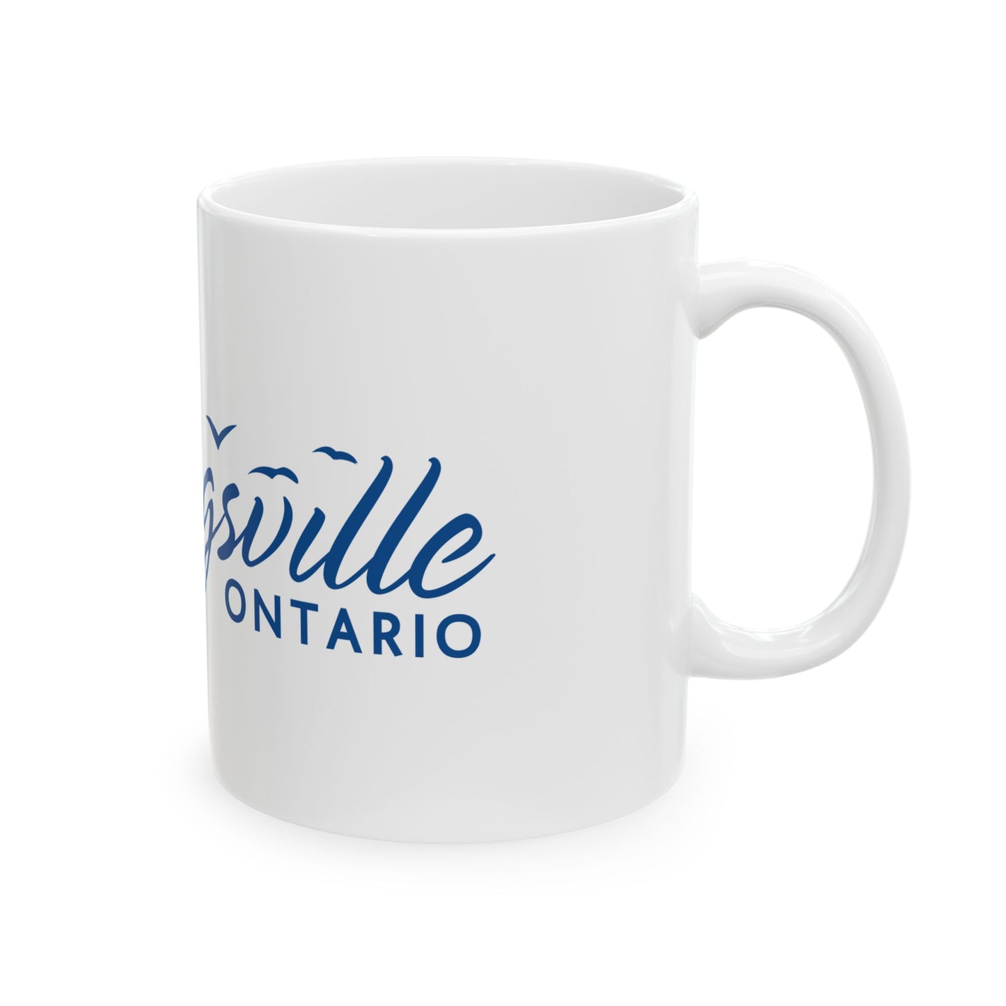 Kingsville Ontario Flag (Canada) White Coffee Mug-Go Mug Yourself