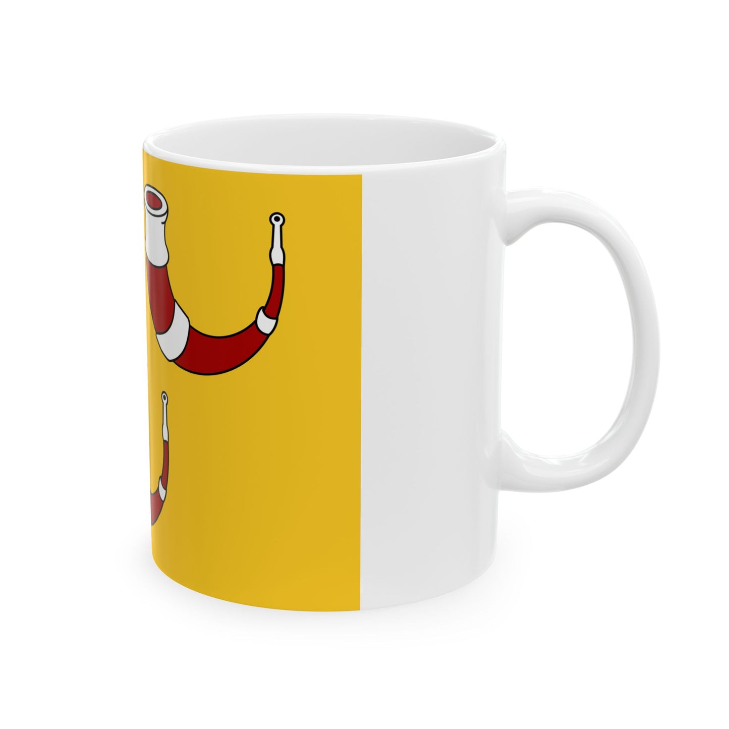 Kinrooi vlag (Belgium) White Coffee Mug-Go Mug Yourself