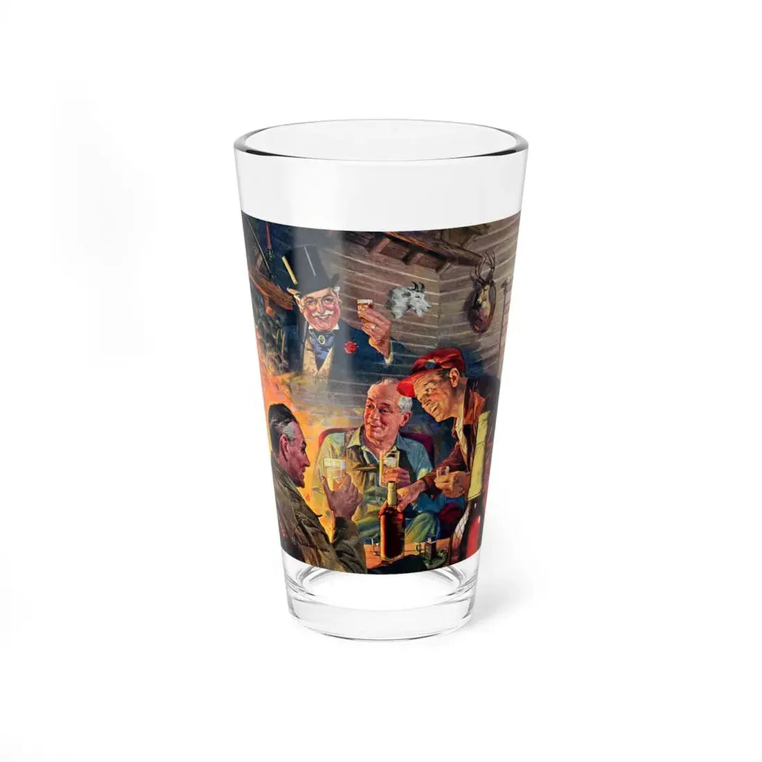 Kinsey Whiskey advertisement, 1940s - Pint Glass 16oz 16oz - Go Mug Yourself