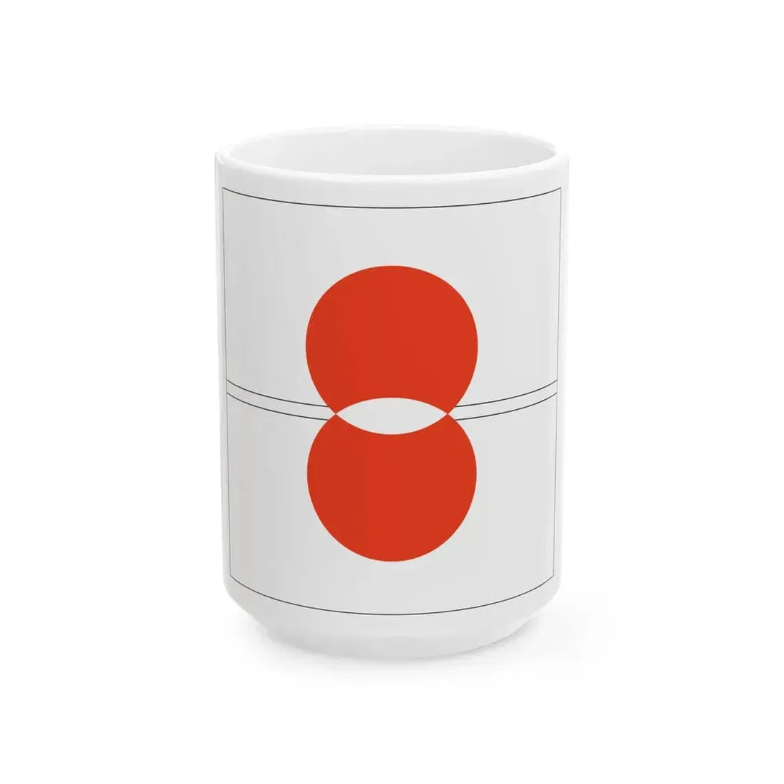 Kiribari minsyu (Japan) White Coffee Mug 15oz - Go Mug Yourself