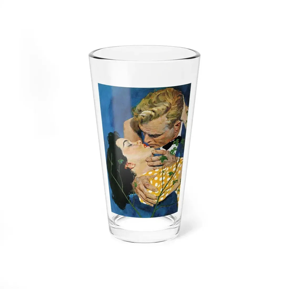 Kiss and Consequences, Redbook, January 1956 - Pint Glass 16oz 16oz - Go Mug Yourself
