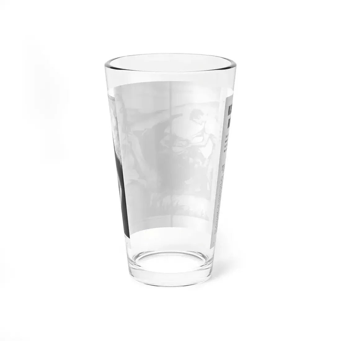 Kiss Hard Run Fast, True Men Stories, February 1958 - Pint Glass 16oz - Go Mug Yourself