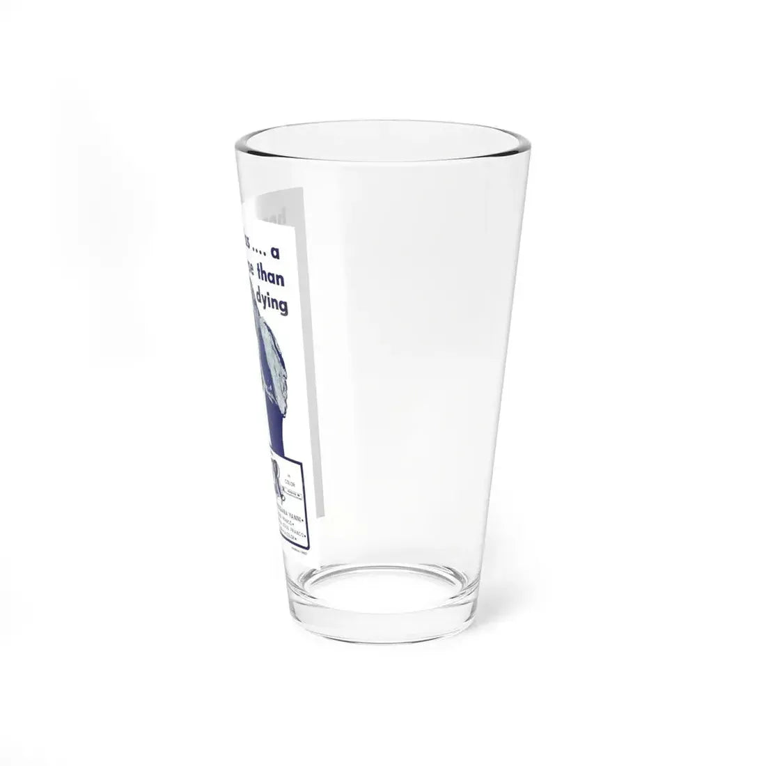 KISS ME MONSTER 1969 Movie Poster - Pint Glass 16oz - Go Mug Yourself