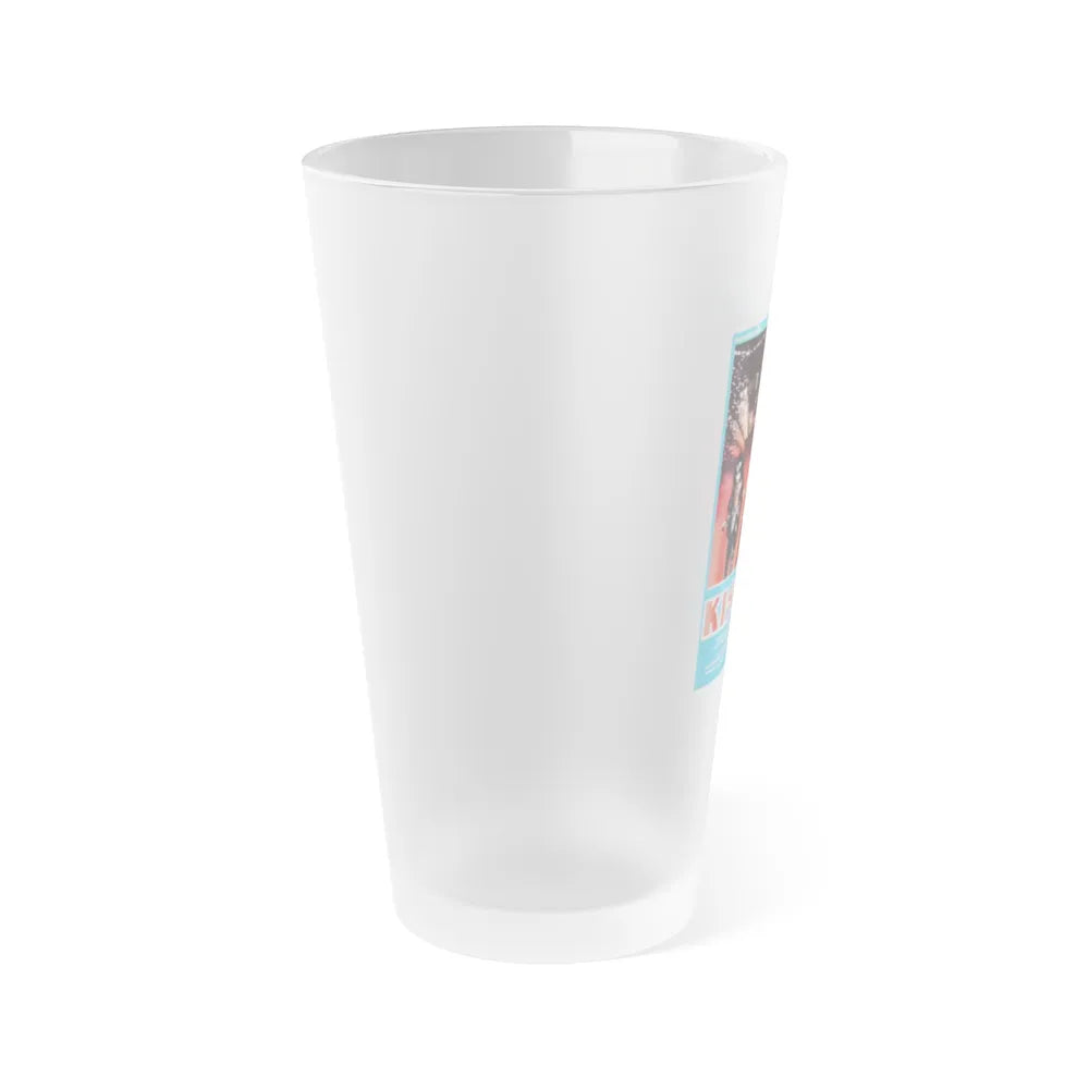 KISS MEETS THE PHANTOM OF THE PARK (ITALIAN) 1978 Movie Poster - Frosted Pint Glass 16oz-Go Mug Yourself