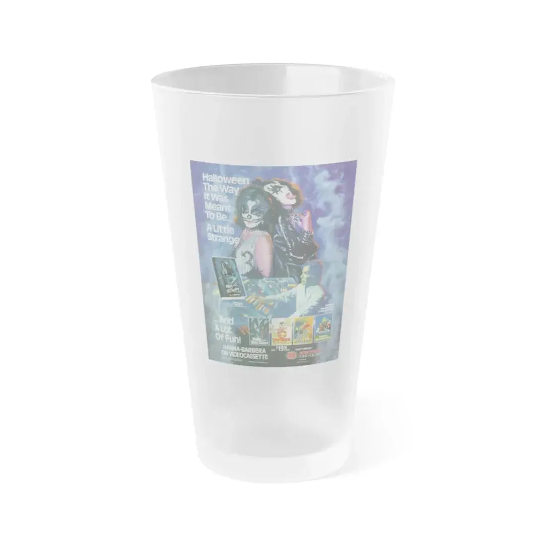 KISS MEETS THE PHANTOM OF THE PARK (VIDEO) 1978 Movie Poster - Frosted Pint Glass 16oz 16oz Frosted - Go Mug Yourself